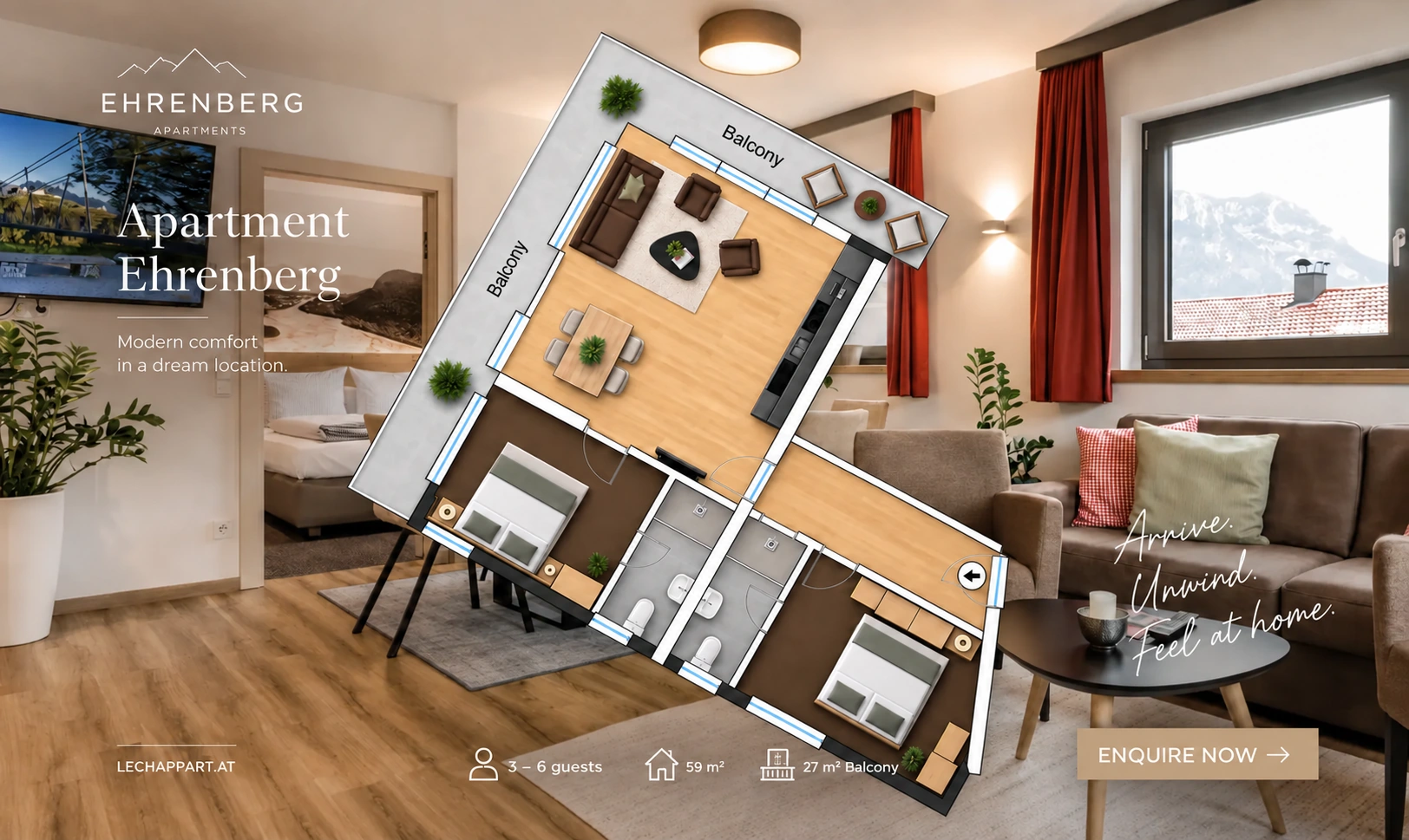 Ehrenberg apartment floor plan