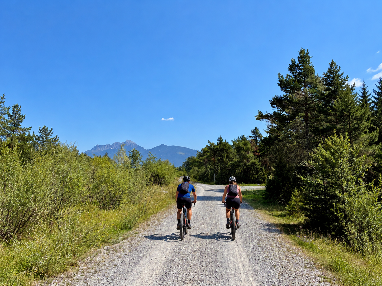 Balade à vélo dans les montagnes du Tyrol